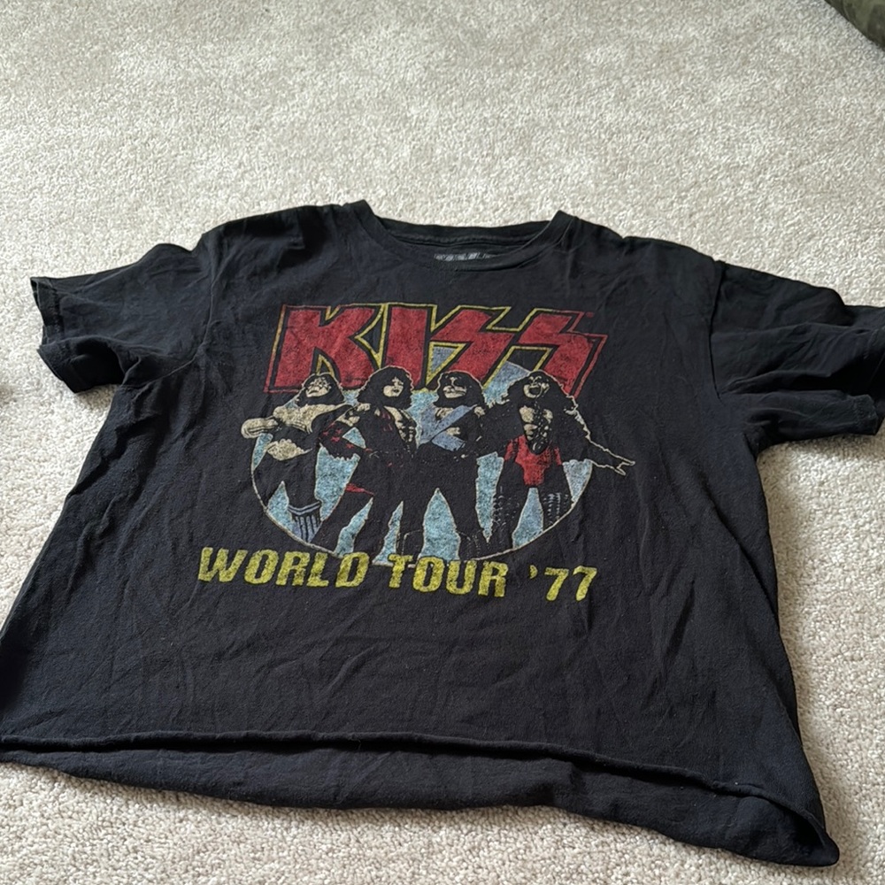 KISS Kids Black World Tour '77 T-Shirt